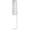 Modern White & Brown Decor Ribbed Accent - 31.5 Inches, Decorative Statement Piece for Living Room, Bedroom, or Office, Tall Floor Vase for Home Décor, Elegant Home Accent, White and Brown Floor Vase